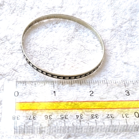 Sterling Silver Bangle - Picture 5 of 5